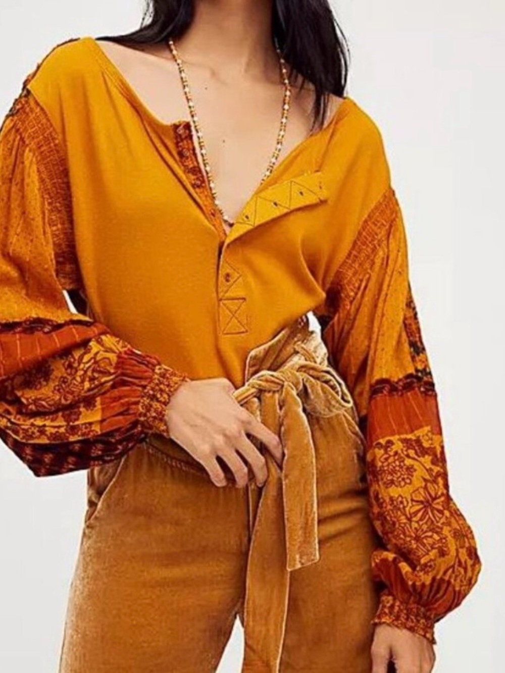 Free People Tunic Blouse